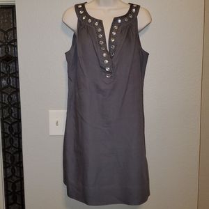 NY & Co Embellished Linen Sheath